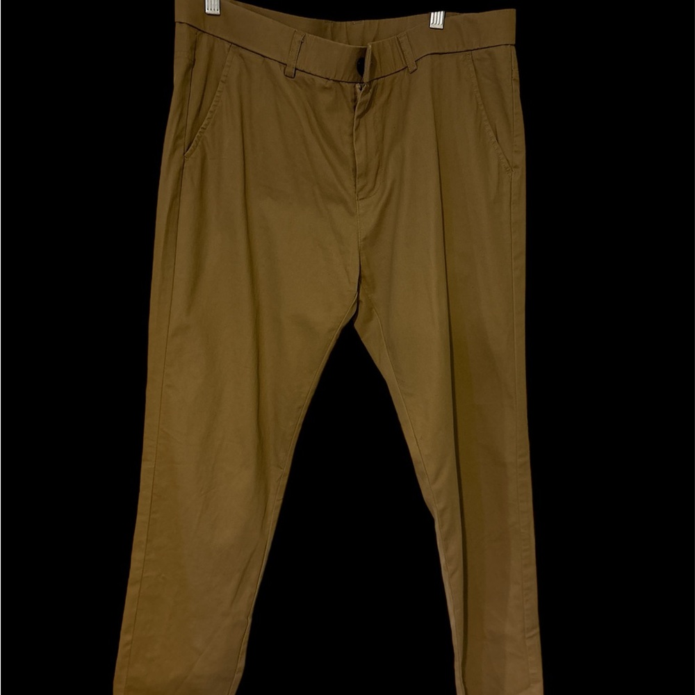 Plaid&Plain Skinny Fit Pants
